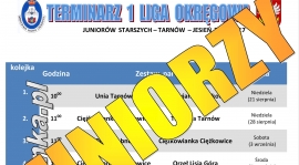 JUNIORZY: Terminarz 1 ligi Juniorów Starszych