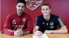 Odegaard, el nuevo abanderado del Arsenal, el héroe que regresa de la Liga de Campeones