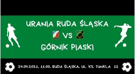 Zapowiedż meczu: Urania Ruda Śląska - Górnik Piaski