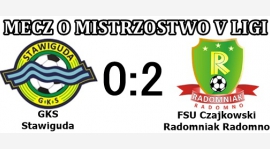 GKS Stawiguda - Radomniak 0:2