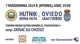 Towarzyski Międzynarodowy Mecz Piłkarski: Hutnik Nowa Huta - Reprezentacja Oviedo