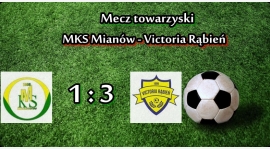 Sparing: MKS Mianów - Victoria Rąbień