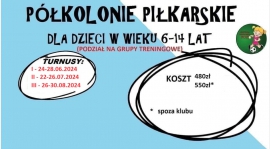 Półkolonie piłkarskie podczas wakacji !!!