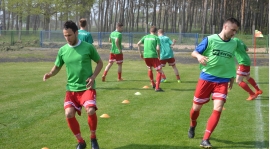 Piłkarze Kujawianki po pierwszym treningu