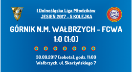 I DLM: 5 kolejka - Górnik N.M. Wałbrzych - FCWA (30.09.2017)