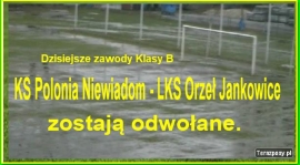 Odwołanie meczu klasy B.