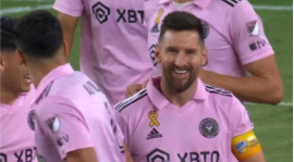 Messi envió 2 excelentes asistencias