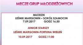 MECZE DRUŻYN MŁODZIEŻOWYCH