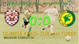 Olimpia Koło - Tur 1921 Turek 0:0, młodzik D1