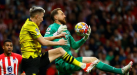 El Atlético de Madrid venció 2-1 al Dortmund