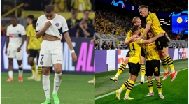 Dortmund vs PSG, seier og tap flettet sammen