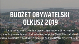 Budżet Obywatelski Olkusza 2019.