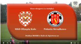 SENIORZY: MKS Olimpia Koło - Polanin Strzałkowo 14.10.2017 [VIDEO]
