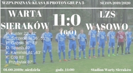 Warta Sieraków - LZS Wąsowo 11:0