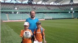 Piłkarze GKS Orion Cegłów zwiedzają Stadion Legii :)