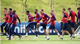 England Kader Zug zusammen erstmals vor Euro 2016