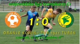 Oranje Konin- Tur 1921 Turek 1:0, wojewódzka liga trampkarzy C1