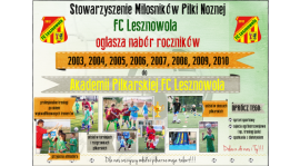 Nabór roczników 2003-2010!