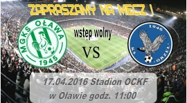 Zapraszamy na mecz LDJS w najbliższą niedzielę 17.04.2016 Stadion OCKF w Oławie.