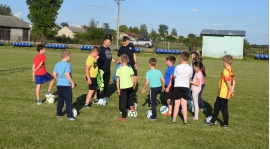 Pierwszy trening orlików.