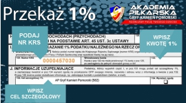 Wspomóż Akademię 1% podatku