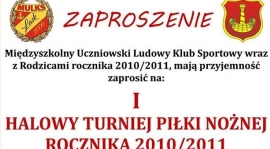 Halowy Turniej Piłki Nożnej rocznika 2010/2011