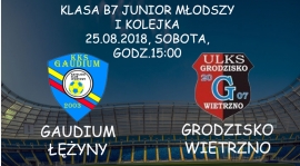 Inauguracja sezonu Juniorów Młodszych - Gaudium Łężyny vs. Grodzisko Wietrzno