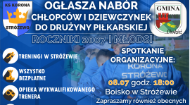 Nabór do drużyn młodzieżowych