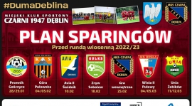 Plan sparingów przed rundą wiosenną sezonu 2022/23