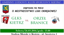 Zapowiedź: GLKS Kietrz - Orzeł Branice