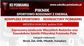 Zapraszamy do udziału w Pikniku Rodzinnym na Sportowo z Energą !!!