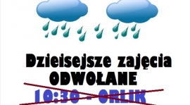 Trening lekkoatletyczny odwołany.