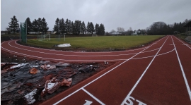 Prace na stadionie