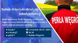 Nabór dzieci do drużyny młodzieżowej!