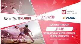 Program KLUB 2018 - dofinansowanie