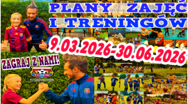 PLANY ZAJĘĆ: 9.03.2026-30.06.2026.