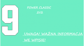 2v2 power classic - 9. kolejka - do 11.03.2015r