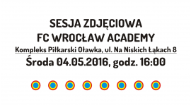 Sesja zdjęciowa FC Wrocław Academy (04.05.2016)