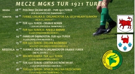 Zaproszenie na mecze MGKS Tur 1921 Turek.