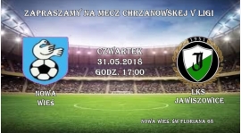 LKS JAWISZOWICE nie spoczywają na laurach.Zwycięstwo 3:1 w Nowej Wsi z tamtejszą Niwą !!!