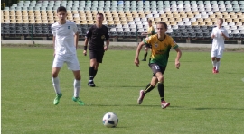 Tur 1921 Turek- Victoria Września 2:2, junior B1, fragment meczu