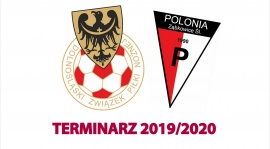 Terminarz rundy jesiennej sezonu 2019/2020 - SENIORZY