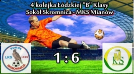 4 kolejka: Sokół Skromnica - MKS Mianów