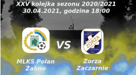 Zapowiedź 25 kolejki klasy okręgowej: MLKS Polan Żabno vs Zorza Zaczarnie