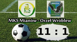 7 kolejka: MKS Mianów - Orzeł Wróblew