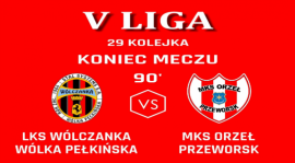 Wólczanka Wólka Pełkińska  - Orzeł 1:5 (1:3)