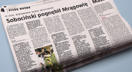Gazeta Olsztyńska o meczu z Pisą