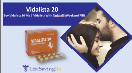 Vidalista 20 | Buy Vidalista 20 Mg | Vidalista With Tadalafil (Weekend Pill)