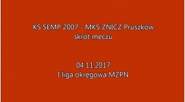 Skrót meczu SEMP Warszawa vs Znicz Pruszków 2:5