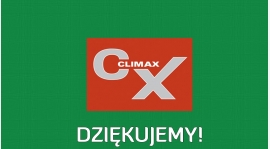 Podziękowanie dla firmy CLIMAX